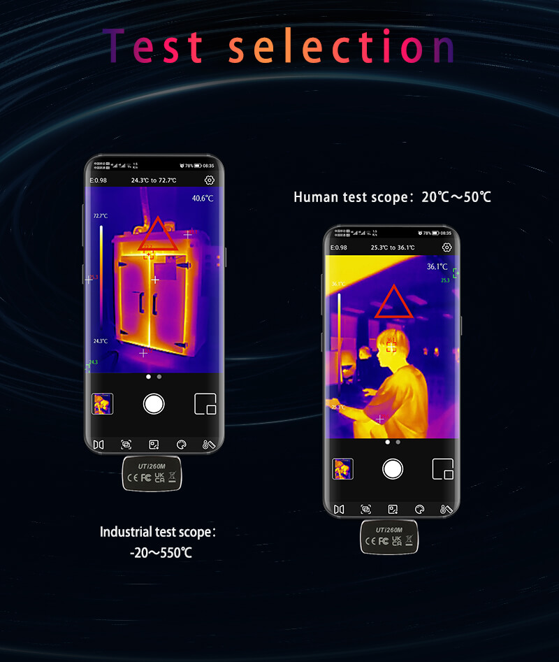 Câmera Térmica Móvel UNI-T UTi - Thermal Imaging Camera 256X192 avaliação e preço
