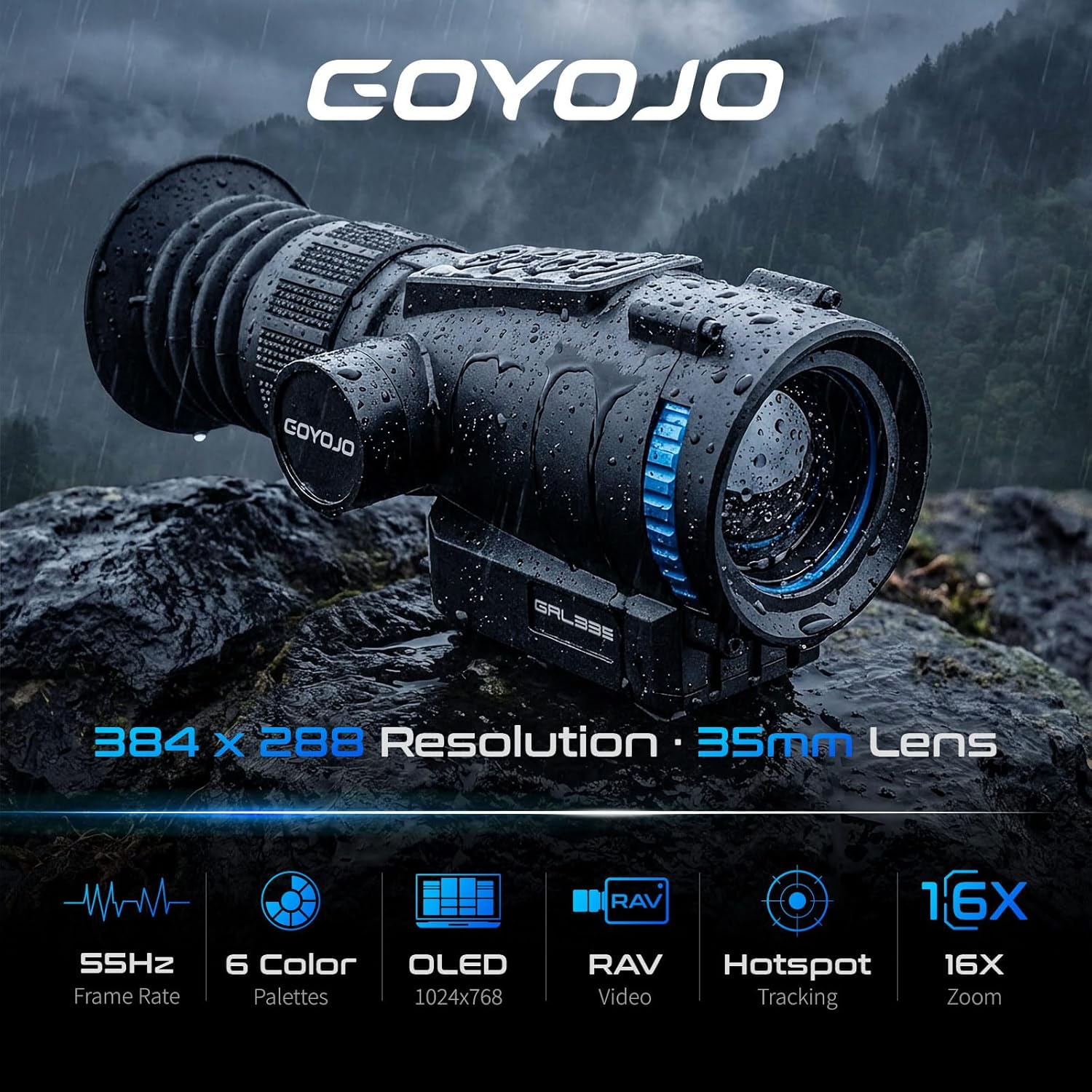 Mira Térmica GOYOJO 384x288 co - Hunting Thermal Imaging Scope avaliação e preço